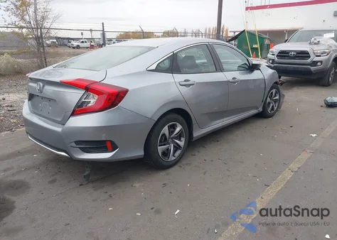 2019 Honda Civic Lx from USA, damaged, VIN 19XFC2F64KE008539